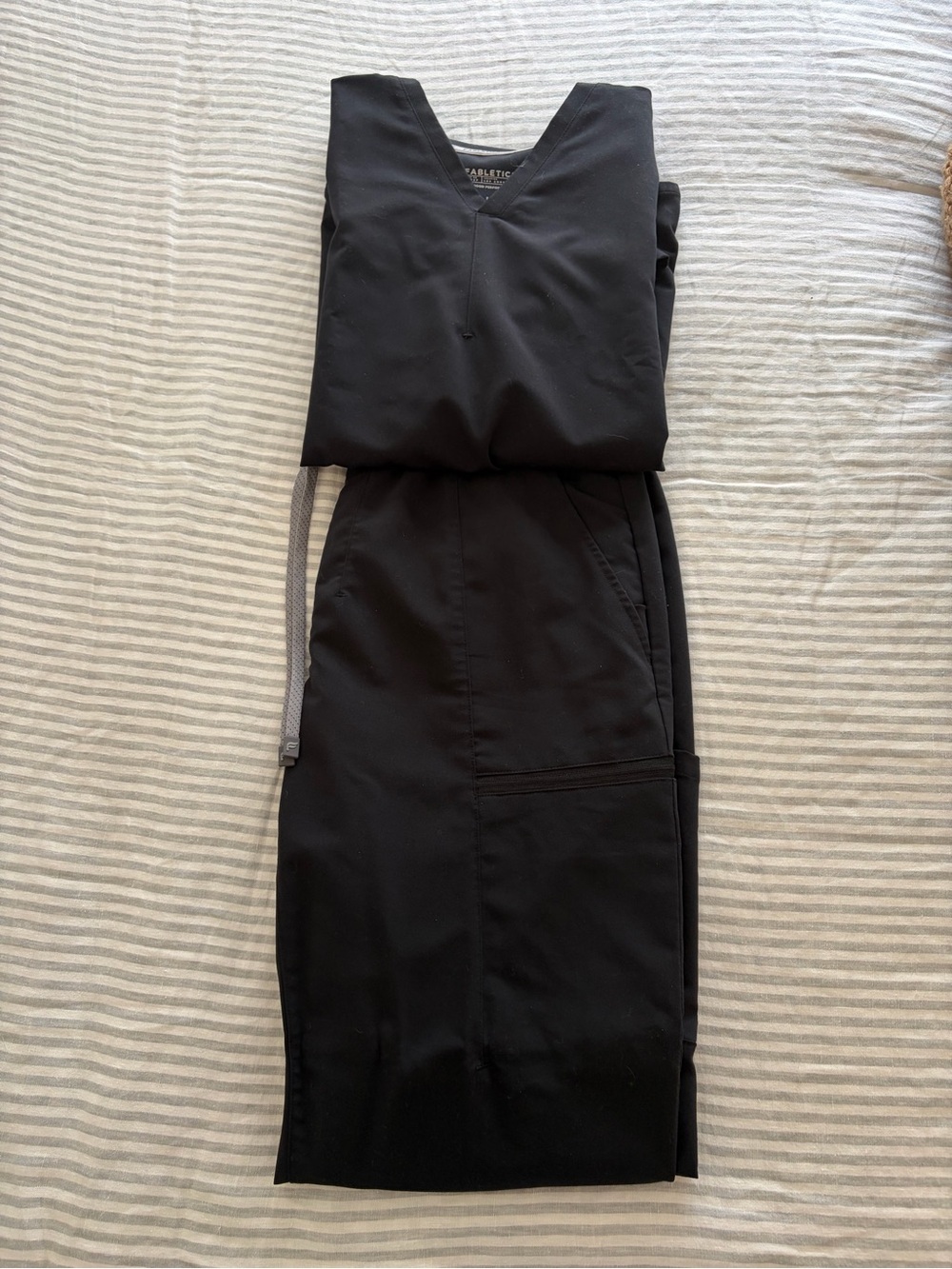 Fabletics Black Scrub Set